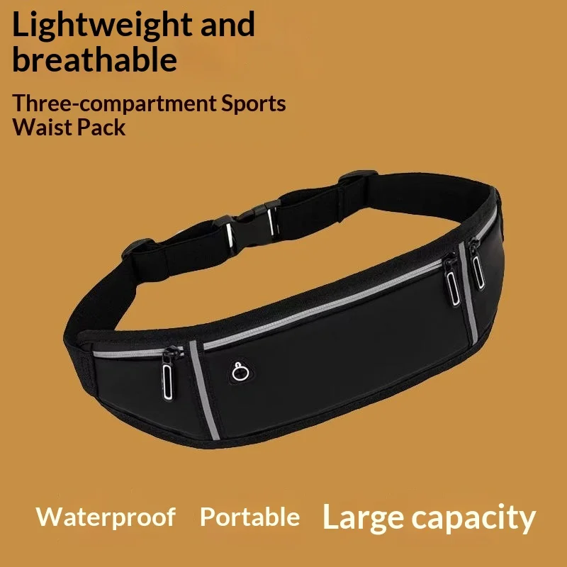 Professional Running Waist Bag Sports Belt Pouch Mobile Phone Case Men Women Hidden Pouch Gym Sports Bags Running Pack"