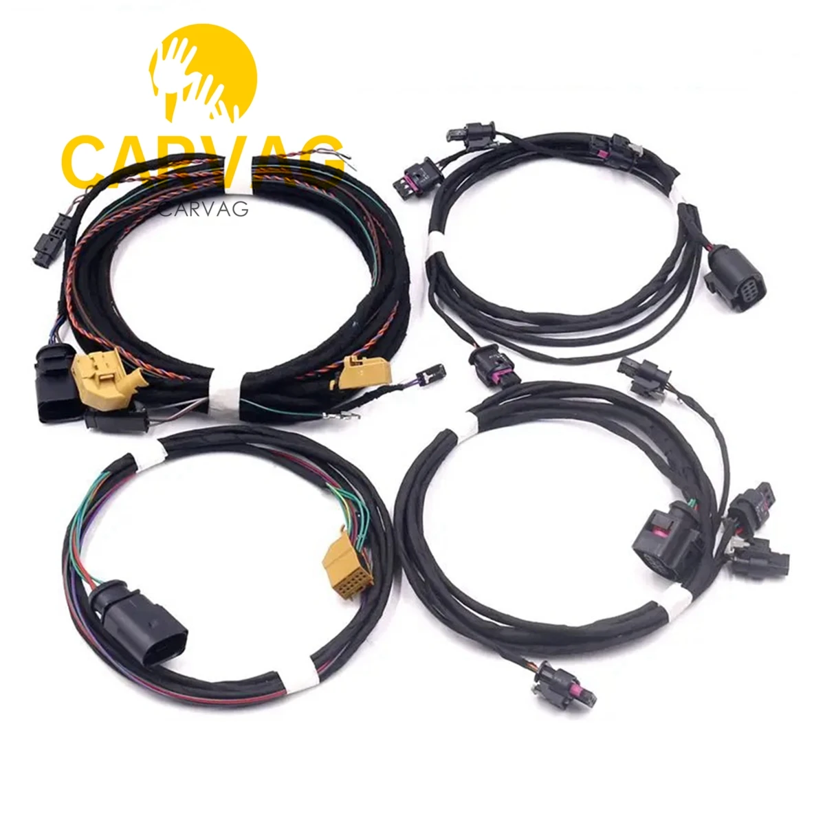 

For VW Golf 5 6 Passat B6 Touran JETTA MK5 Mk6 Tiguan Octavia Polo Front and Rear 8K PDC OPS Install Harness Cable