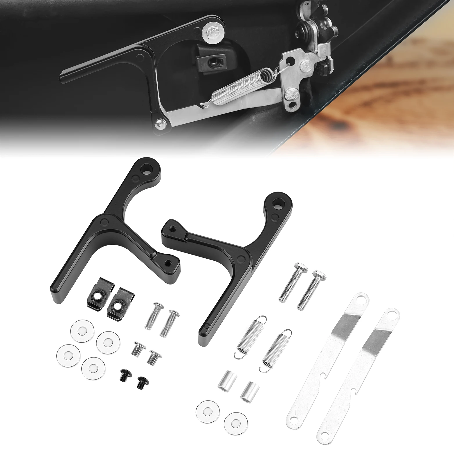 

UTV CNC Aluminum Black Door Handles Latches Opener for Can-am Maverick X3 R MAX XDS XMR XRC XRS Turbo DPS 2/4 Doors 2017-2025