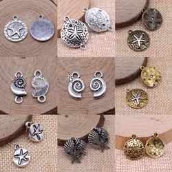 Starfish Charms For Jewelry Making DIY Pendants For Gift Bulk