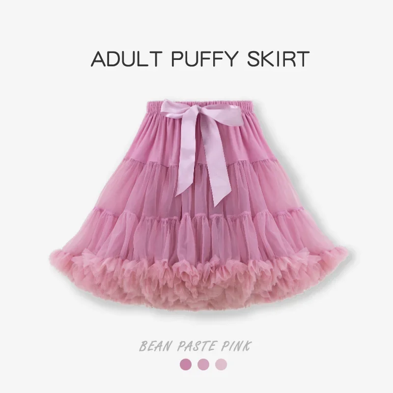 Womens Tulle Tutu Skirt Ballerina Pettiskirt Fluffy Girls Ballet Skirts For Tutu Puffy Cancan Skirt Under Wedding Dress PP001