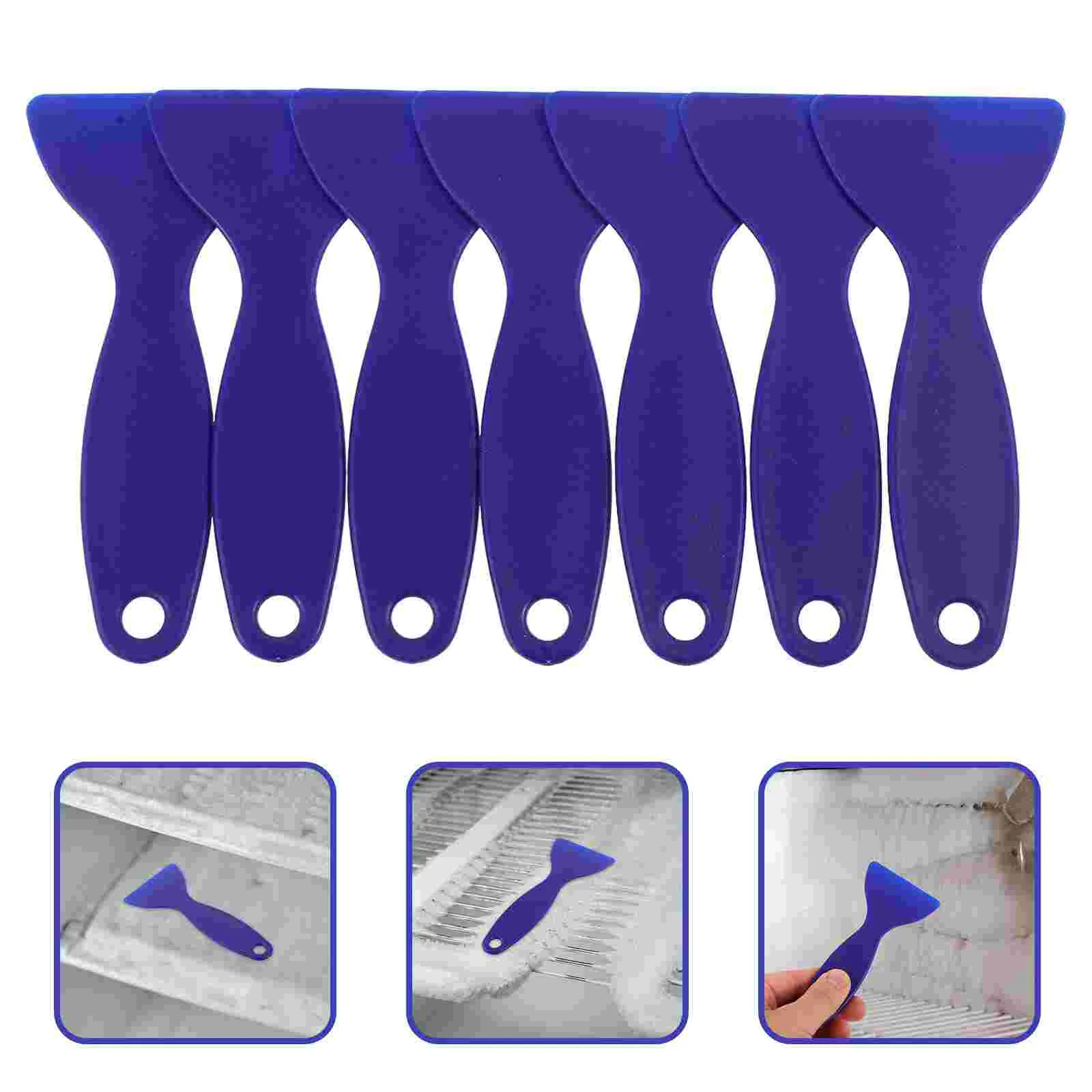 

20 Pcs Refrigerator Defrost Tool Ice Spade Versatile Small Deicing Fridge Scraper Plastic Remover Cleaning Kitchen Car