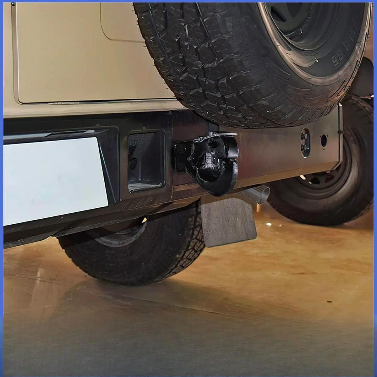 Tiger head hook with ball without ball, spray high-strength trailer hook, off-road vehicle rescue trailer hook