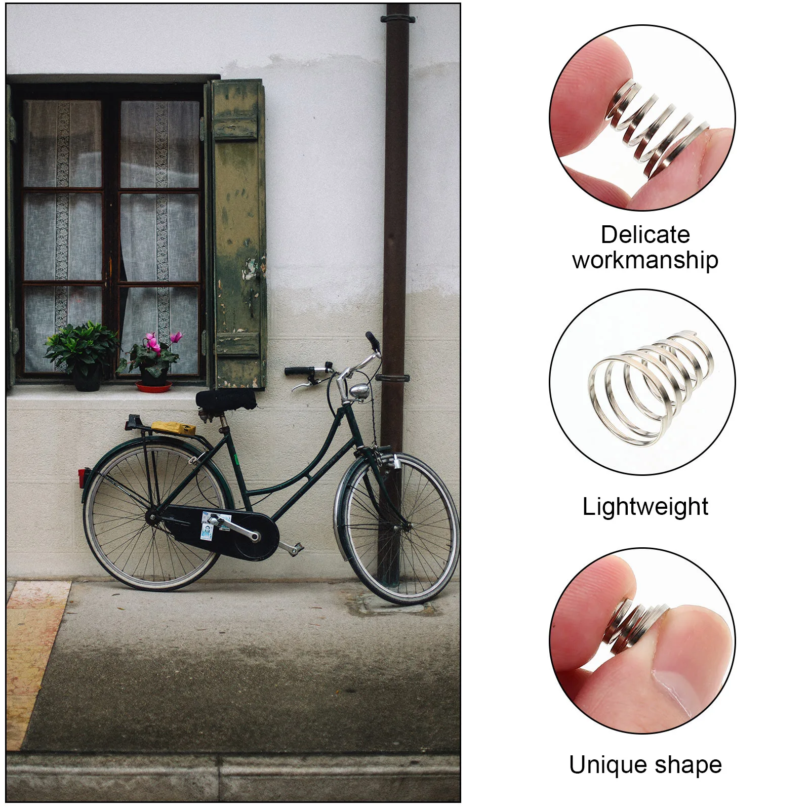 

24Pcs Stainless Steel Bike Wheel Skewer Springs Quick Release Mtb Hub Replacement Springs Durable Professional Mountain Bike