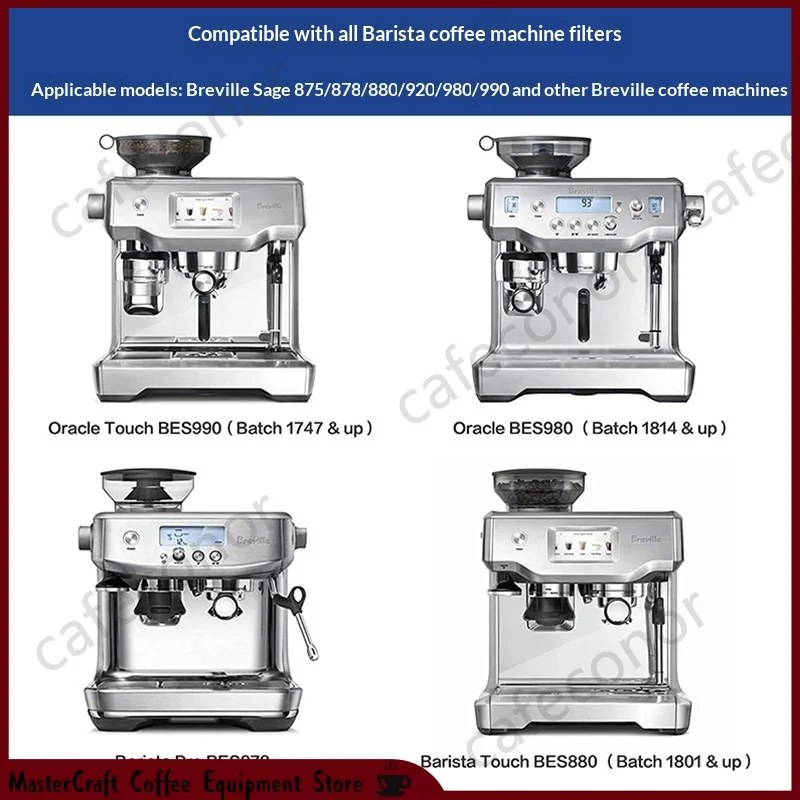 Breville Coffee Machine Water Filter Replacement Activated Carbon Cleaner For Sage 870 876 878 880 920 Descaling Accessory