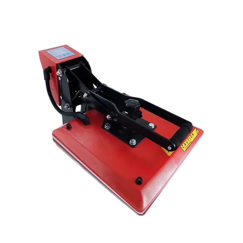 Heat Press Machine, CE Certified Manual Flat Heat Transfer for T-Shirt Sublimation, Fabric, Garment & Commercial Use