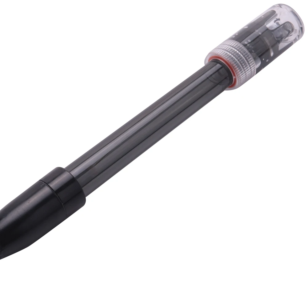 A84E-2Pcs Ph-201 Black Laboratory Electrode Electrode Sensor Connector Probe Ph Composite Electrode