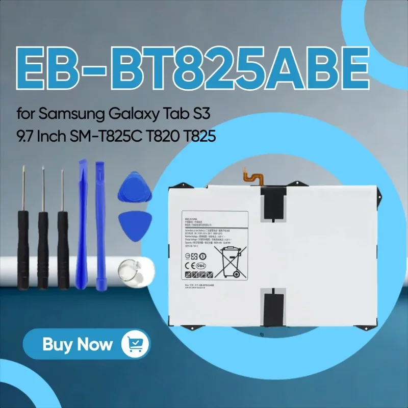 جديد EB-BT825ABE 6000mAh اللوحي استبدال البطارية لسامسونج غالاكسي تبويب S3 9.7 بوصة SM-T825C T820 T825 #1