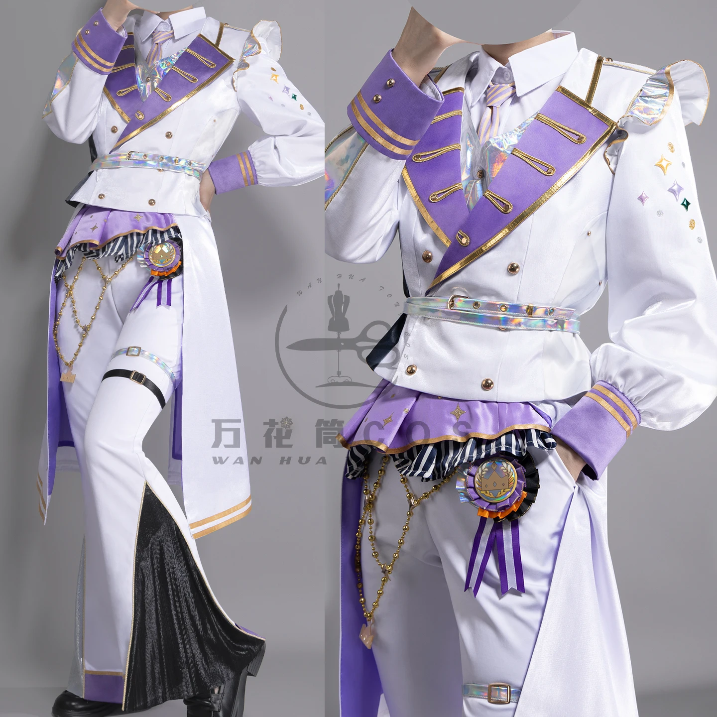 لعبة PJSK حديثا كاميشيرو روي تينما تسوكاسا تأثيري حلي هالوين عيد الميلاد دور الرجال حجم S-XL فستان بتصميم بدلة نسيج رائع