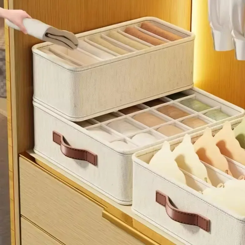 7Grids Cation PP Sock Bra Pants Simplicity Organizers Of Cabinets And Drawers Home Sorting Boxes Storage Organizer Box