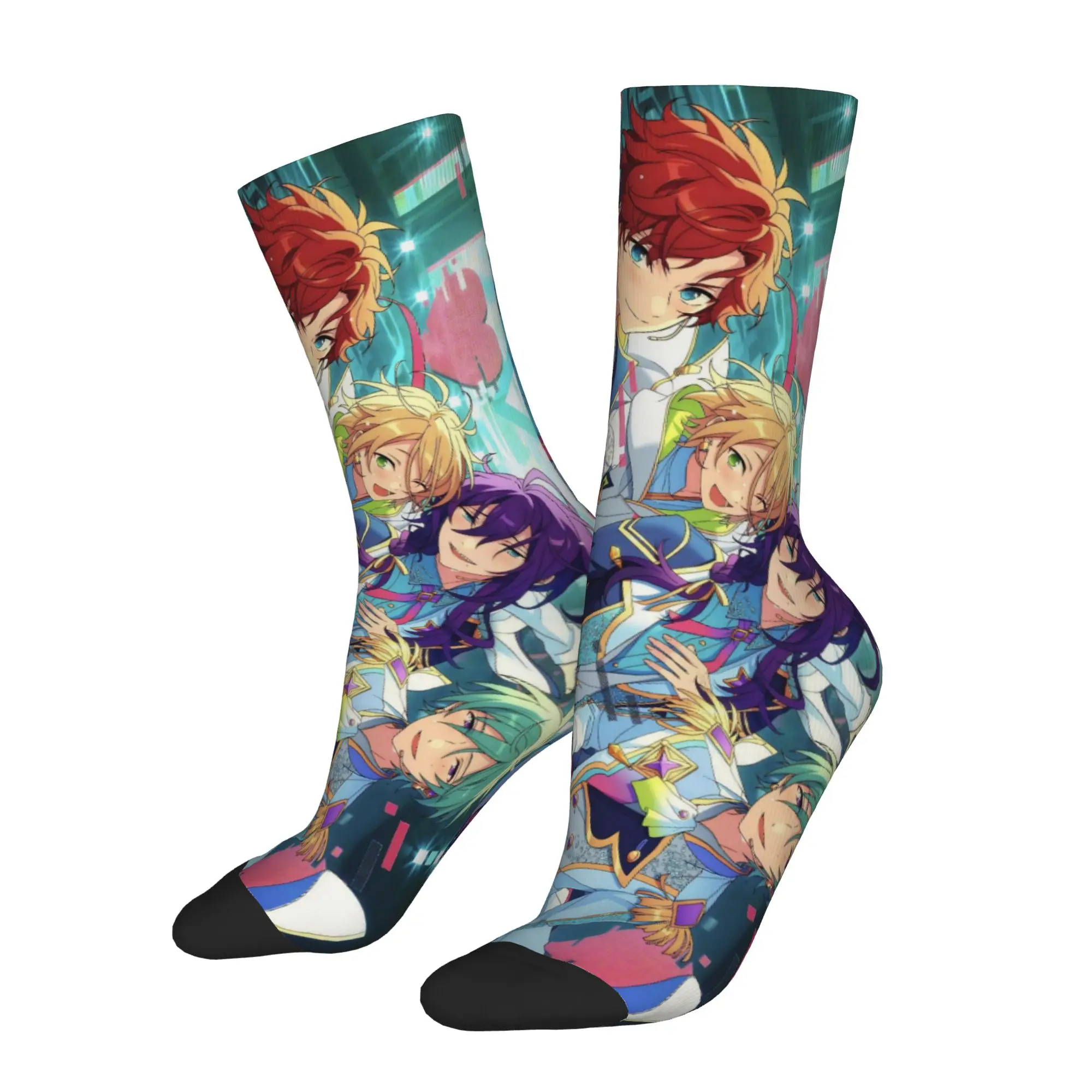 E-Ensemble-Stars Gift Dress Socks Merch for Women Cozy Stockings