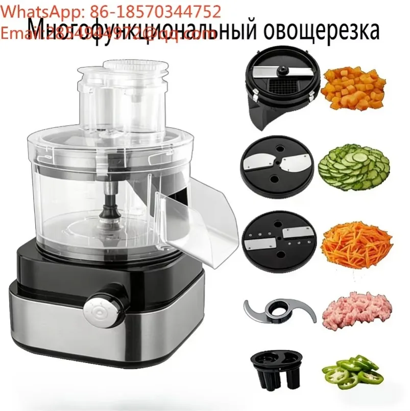 2027    Commercial Multifunctional Vegetable Slicer, Vegetable Diced, Shredded, Sliced, Kitchen Ingredient Processing Equipment