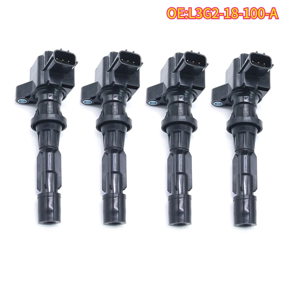 

High quality New For 4PCS L3G2-18-100-A ARKAUTOHIGHPERFORMANCE IGNITION COIL PACKS MAZDA 3 6 CX-7 MX5 2.0 2.3 2.5 L4 LF L3 L5