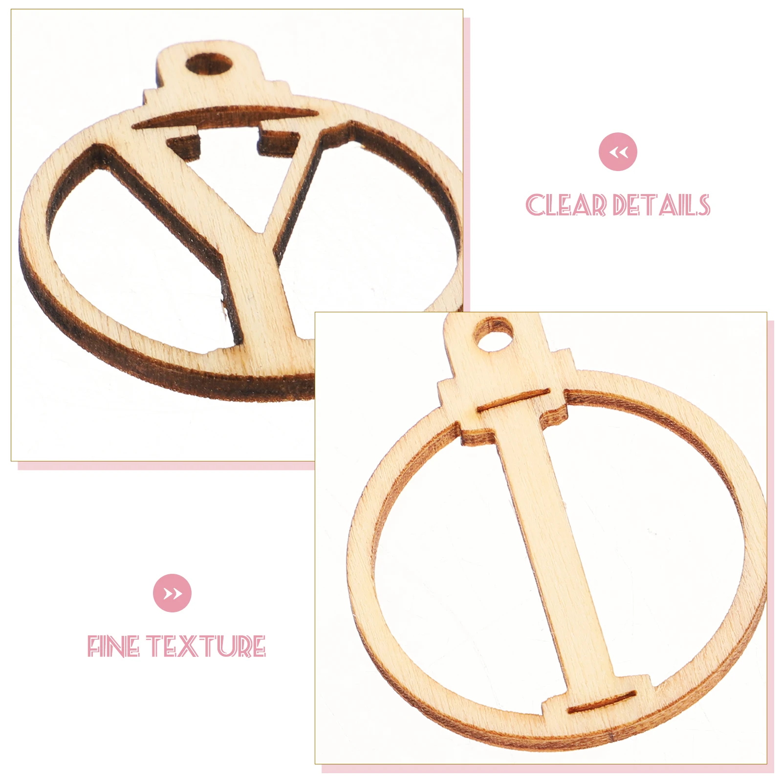 

25Pcs Wooden Alphabet Hanging Christmas Decoration for Counting Down Holiday Season Door Wall Window Party Room Ornament