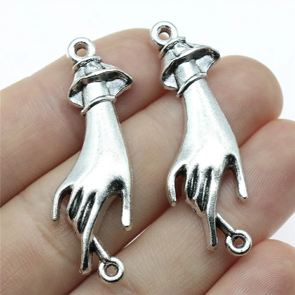 10szt Palm Hand Charms DIY Handmade Jewelry Making Accessories DIY Handmade Craft — zdjęcie 4