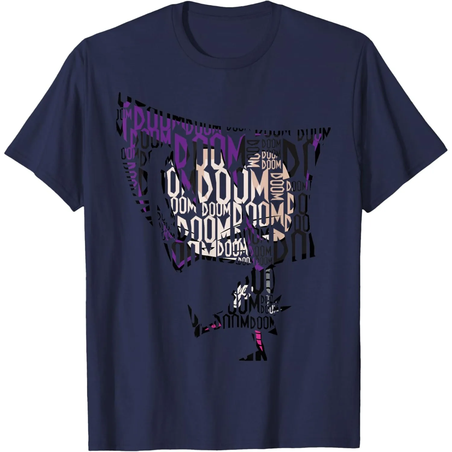 

Invader Zim Gaz Doom Text Fill Graphic Cotton T-Shirt Breathable Round Neck Tee