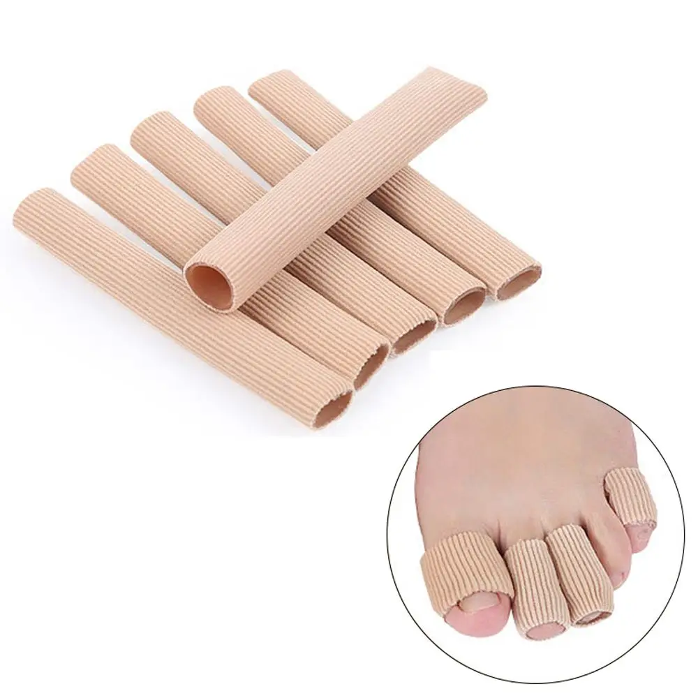 Soft Sleeve Cap Corn Callus Remover Pedicure Tools Finger Protector Fabric Toe Separator Bunion Corrector Applicator