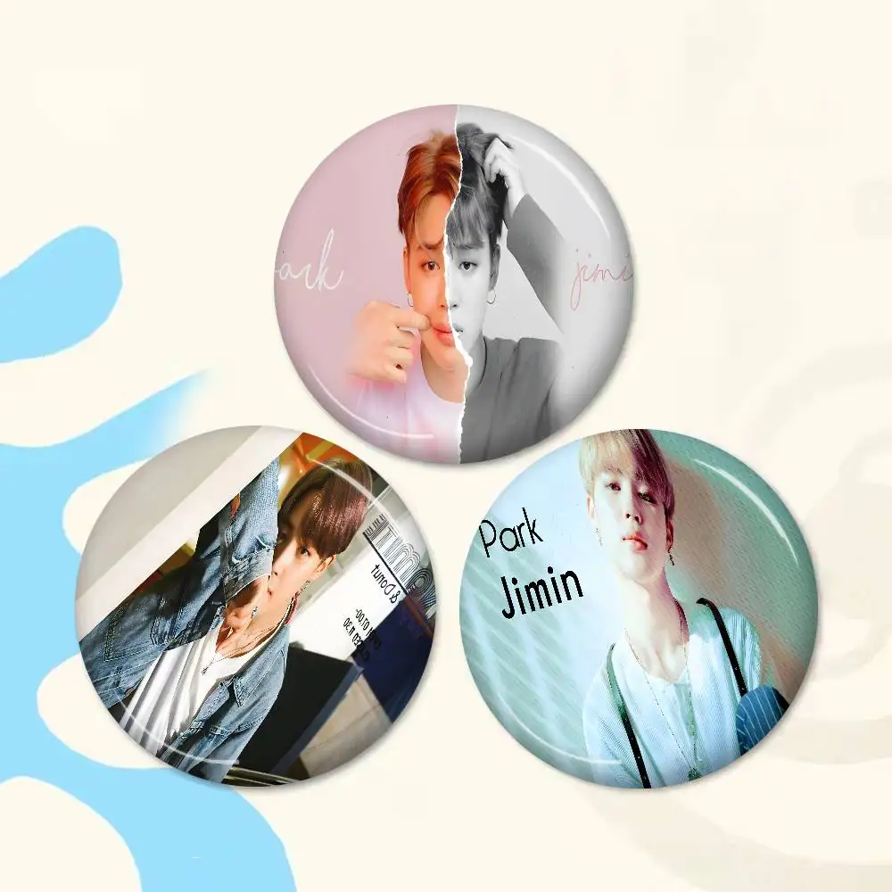 Badge personnalisable Kpop J-Jimin pour femme, bijou créatif, broche amusante, pour les fans de dessins animés