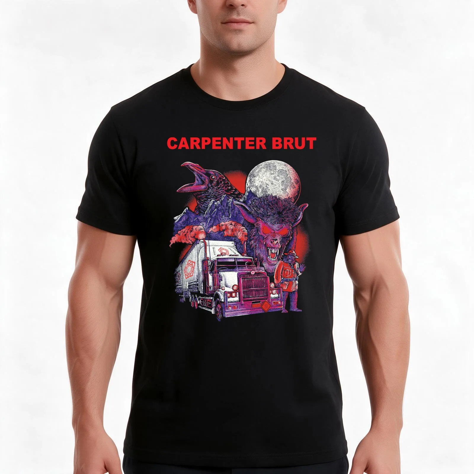 TRILOGY T-Shirt Summer Casual Cotton Tee Oversized Streetwear Tops Vintage Graphic Print Loose Fit Short Sleeve 100% Cotton