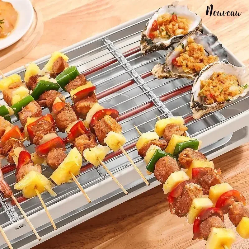 Electric barbecue oven Korean household non -stick baking sheet smoke barbecue machine room indoor iron plate shochu