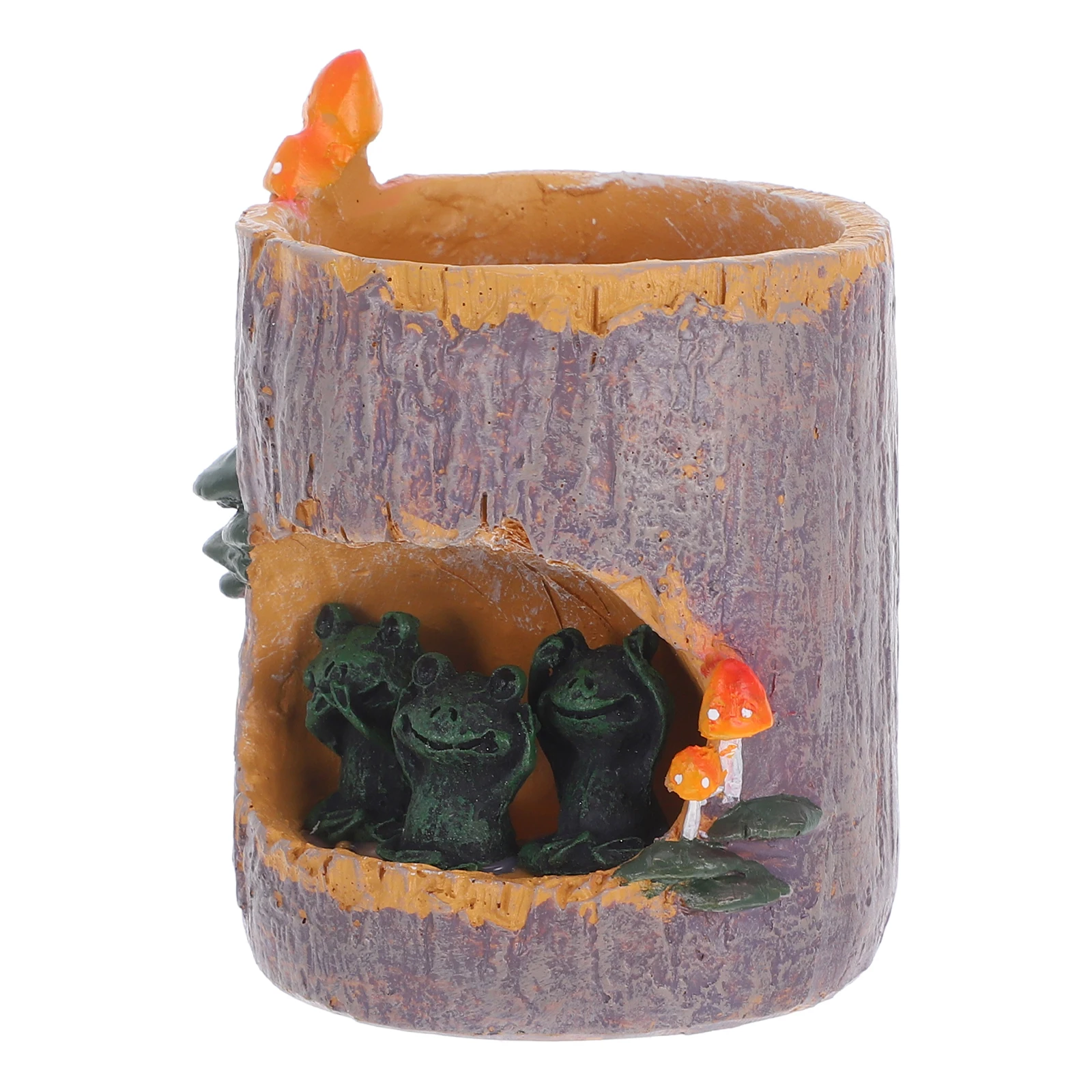 

Resin Flower Pot Durable Anti-corrosion Succulent Planter Fairy Garden Terrarium Balcony Home Office Hotel Bar