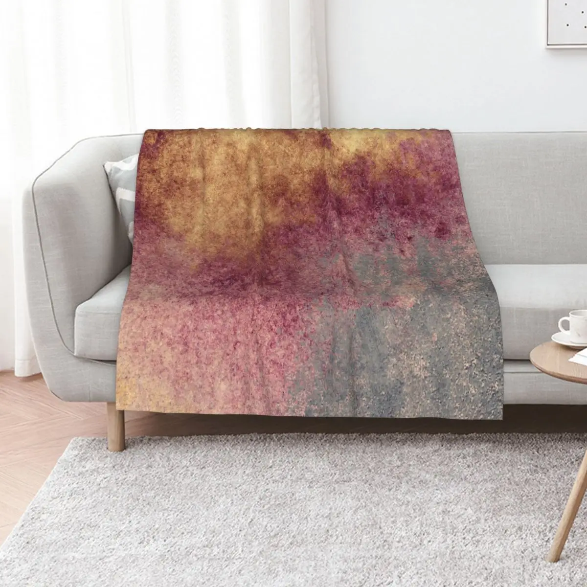 Abstract XVIII Throw Blanket Spring Fall Cozy Throw Blanket for Couch