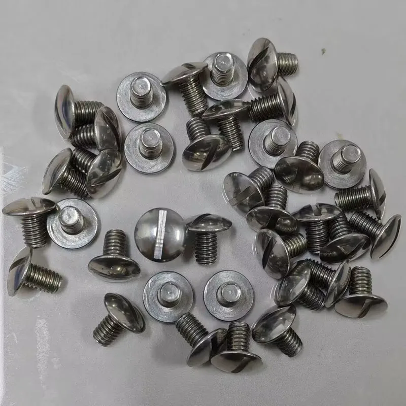 

GB947 304 Stainless Steel Extra Large Flat Head Slotted Screws Big Round Head Machine Bolts M2 M2.5 M3 M4 M5 M6 M8 3mm~50mm