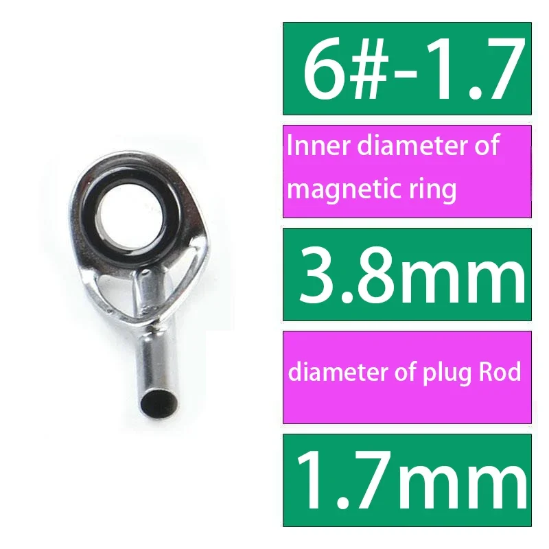 Fishing Rod Guide Ring Fishing Top Rings Rod Pole Repair Kit Far Throw Fixed Ring Slide Rod Fishing Tackle Accessories