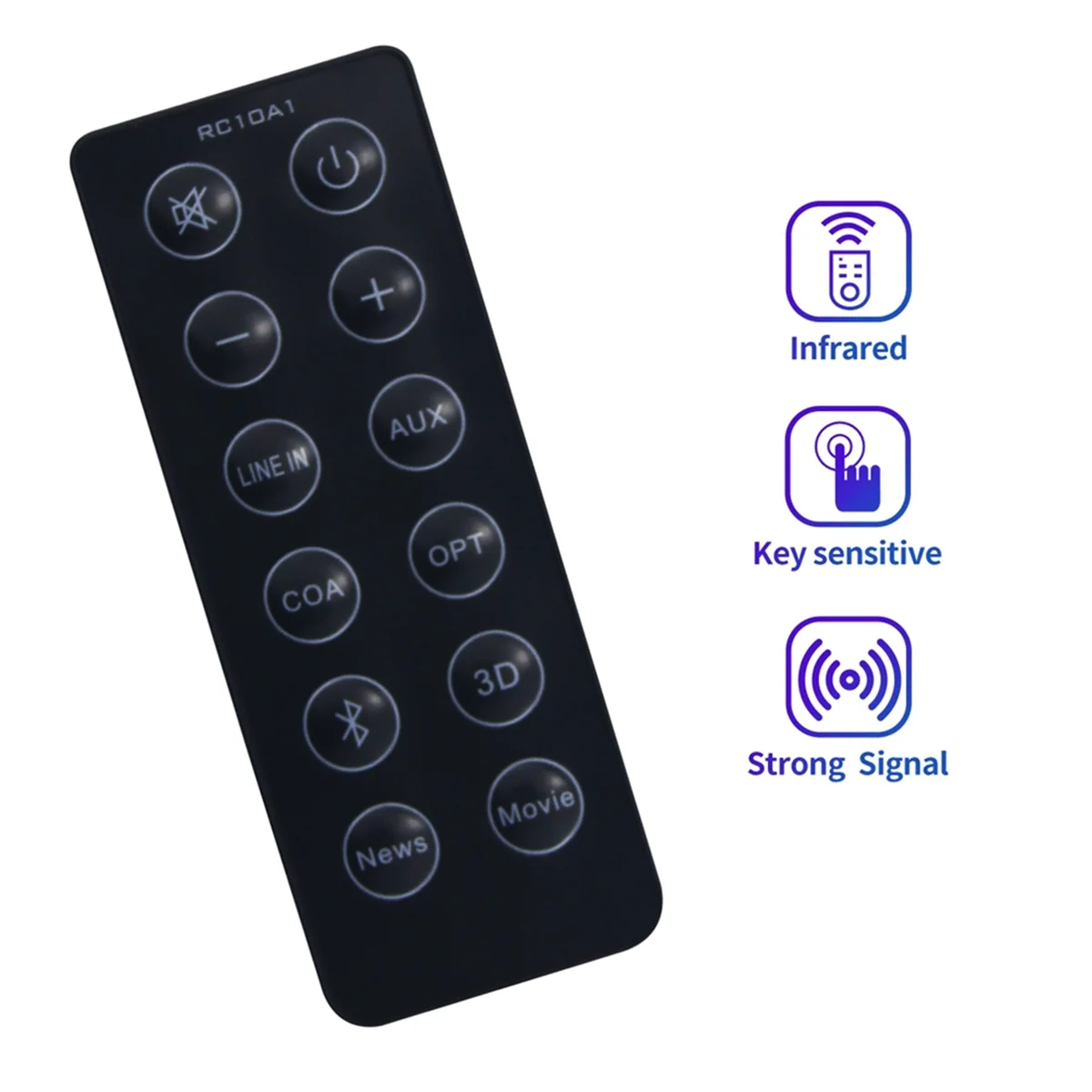 RC10A1 Remote Control Replacement for Edifier B3 Sound Speaker System
