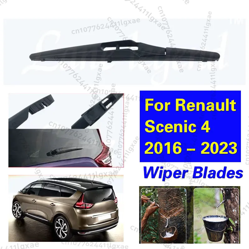 

9" Rear Wiper Blade For Renault Scenic 4 2016 - 2023 Windshield Windscreen Clean Tailgate Window Car Rain Brush 2017 2018 2019