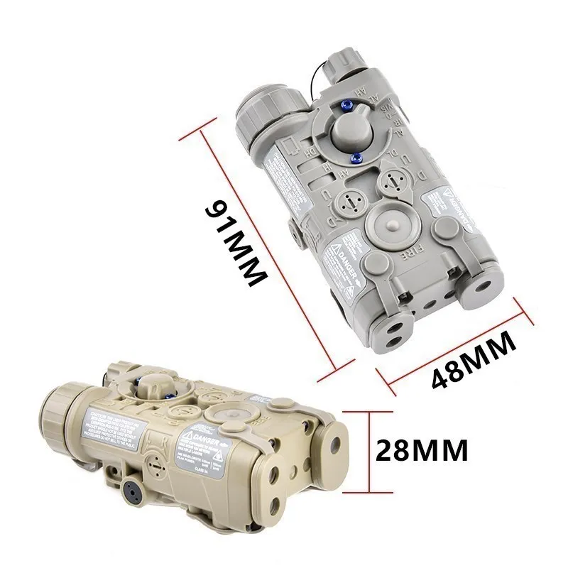 PEQ NGAL magl C1 DBAL A2 kotak Laser, sarung baterai tanpa fungsi cocok 20mm Model Laser senjata Airsoft rel Picatinny