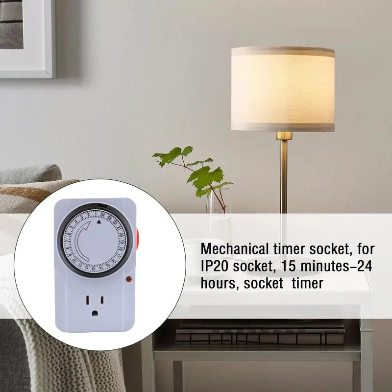 

Electric Timers For Electrical Outlets Indoor Light Timer Energy-Saving Timer Plug Outlet Versatile Automatic Light Timer Indoor