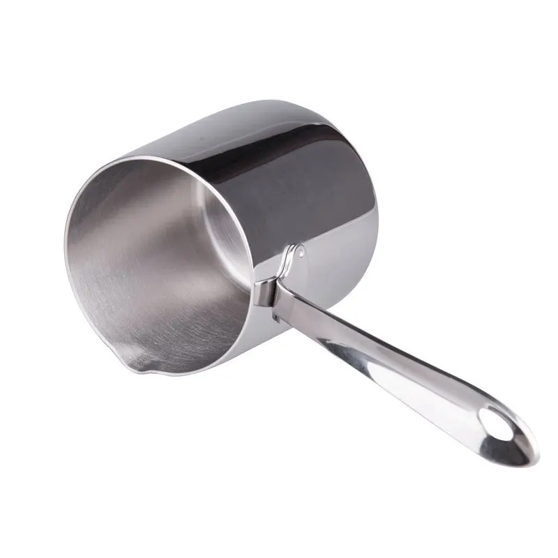 Quality 304 Stainless Steel Coffee Pot Milk Pot Melted Butter and Cream Thickened Induction Cooker Available