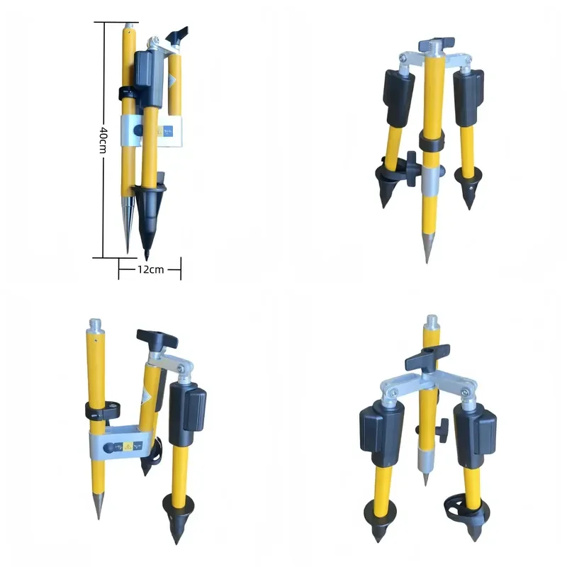 Brand For 40cm Telescopic Mini Centring Prism Pole for 5/8x11" Thread Prism GNSS Surveying Mini Pole Tripod