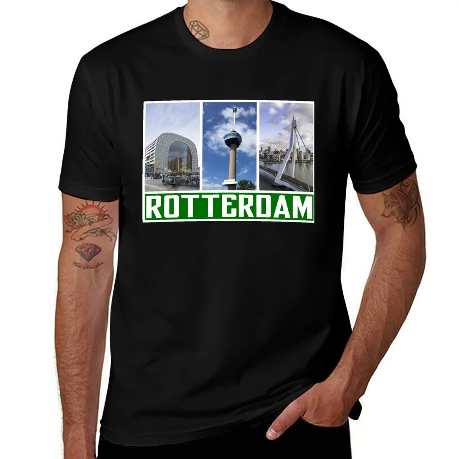 Футболка Rotterdam, рабочая одежда, с коротким рукавом