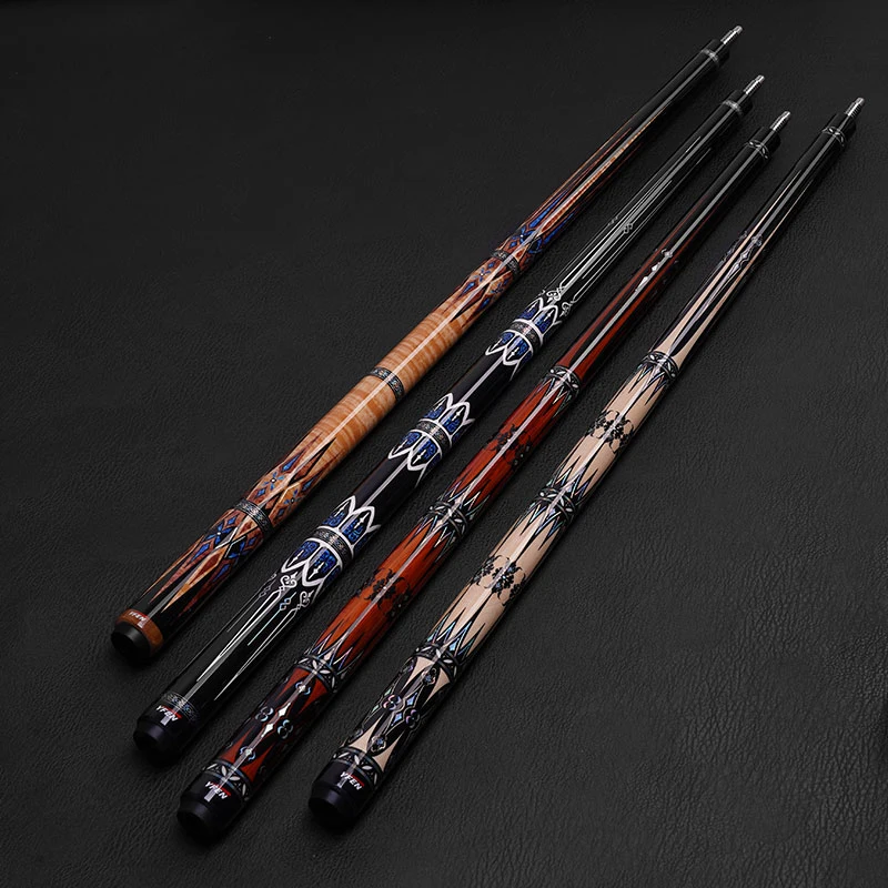 YFEN-Carbon Fiber Billiard Pool Cue Stick Kit, Black Technology, 11.5mm, 12.5mm, Extender with Billiard