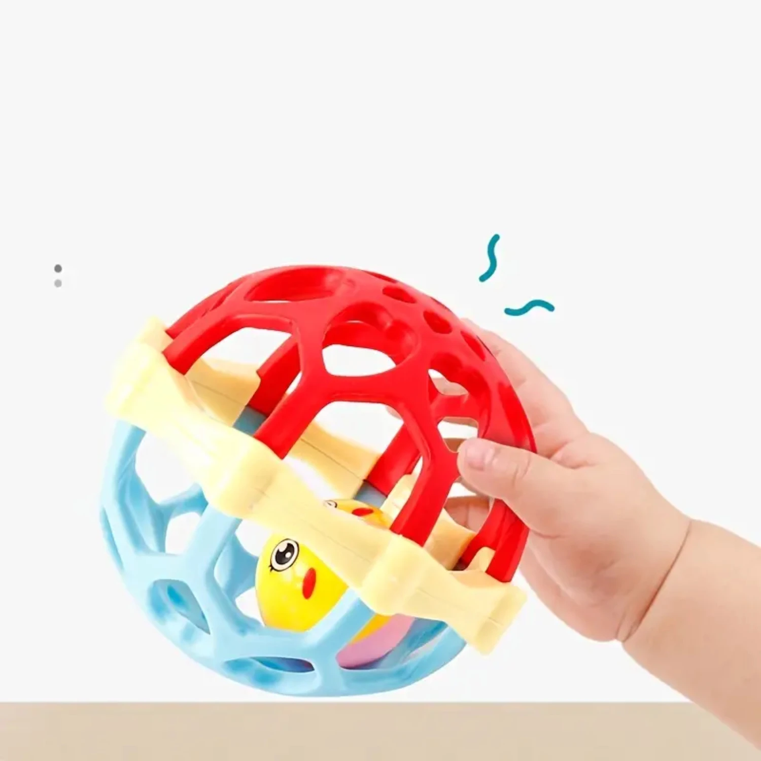 Colorful Bell Soft Ball Toy for Babies