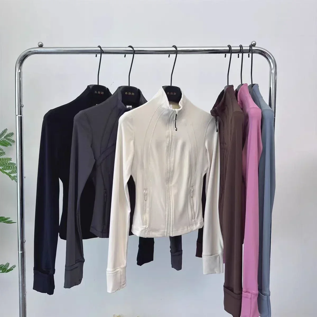 Lemon Women Cropped Sports Jacket Fashion Tight-fitting Thin Sportswear Training Running Gym Yoga Solid Color Cardigan Jacket