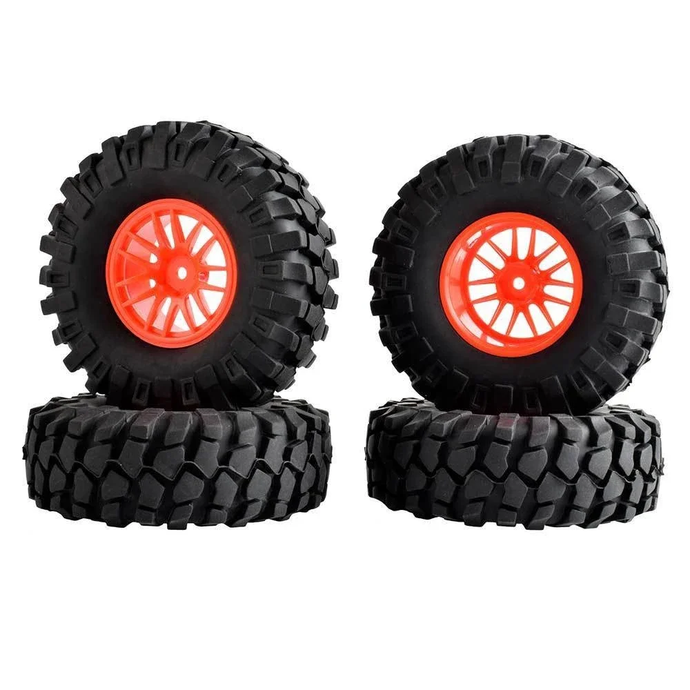 RC 9062-7006L Rubber  Tires 108mm & Wheel 4P for RC 4WD Axial Rock Climbing