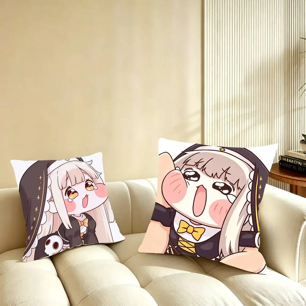 

Game Trickcal Chibi Go Pillow Case Pattern Printed Pillowcase For Living Room Sofa Cushion Cover