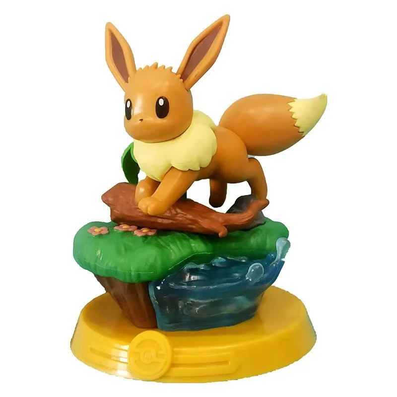 Anime Pokemon Funism Adventure Eevee Family Suit Blind Box Jolteon Sylveon Action Figure Collection Model Kids Toy Gift Replica view 6