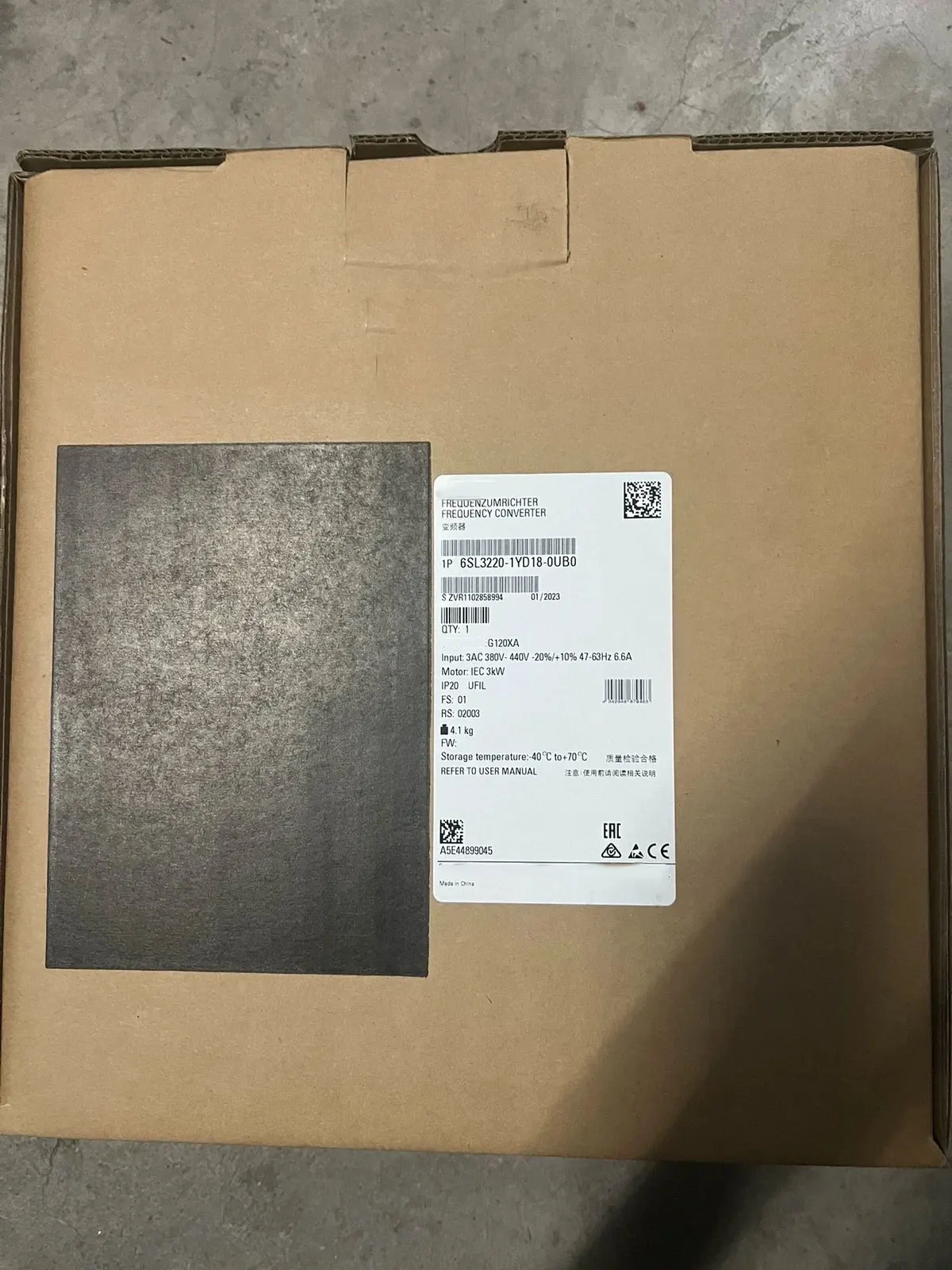 

100% New Genuine 6SL3220-1YD16-0CB0 6SL3220-1YD18-0CB0 6SL3220-1YD16-0UB0 6SL3220-1YD18-0UB0 Warrently One-year