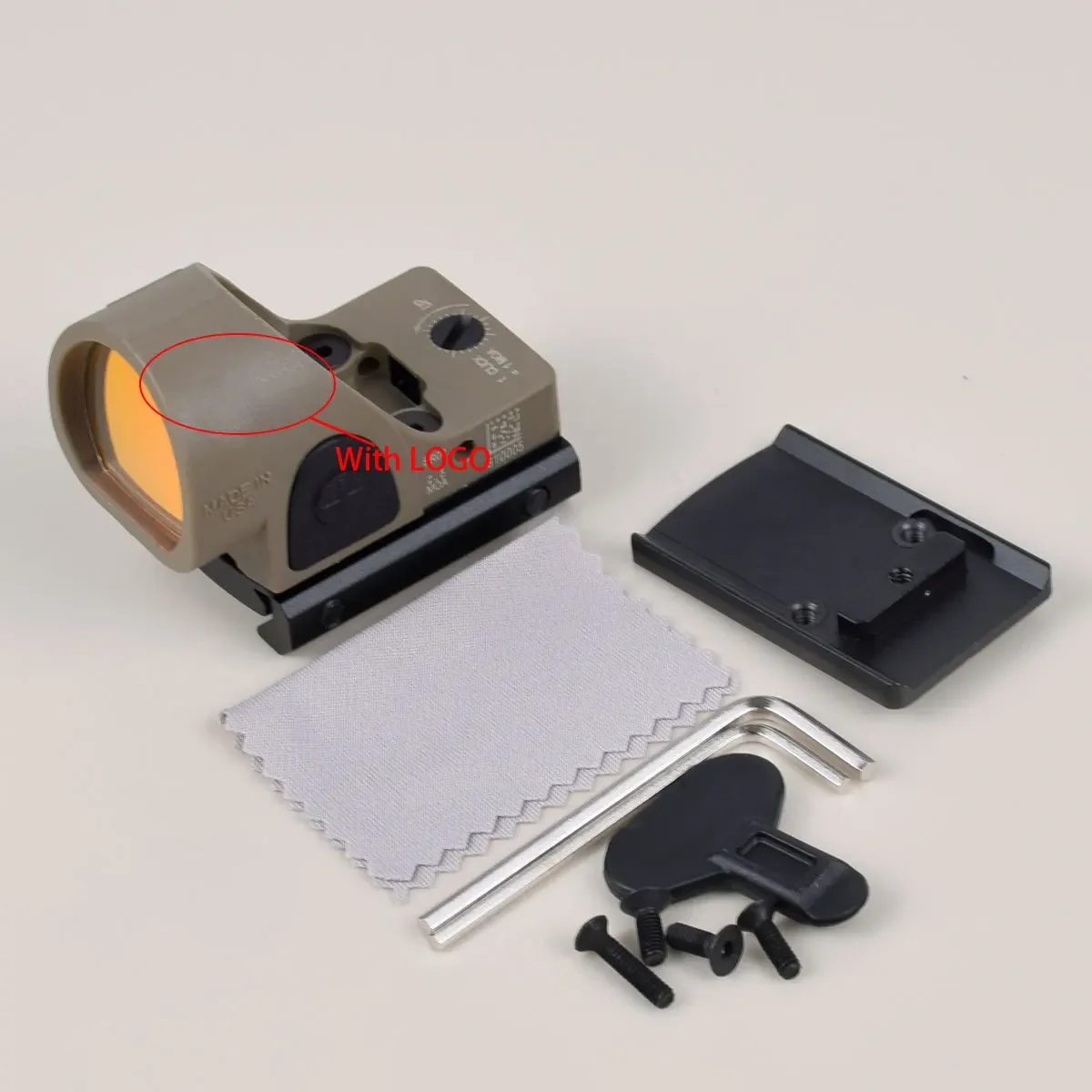 LAMBUL Taktische Mini RM SR MR Holographische Red Dot Zielfernrohr Kollimator Airsoft Pistole Gewehr Reflex Sehenswürdigkeiten Für 20mm Schiene 9