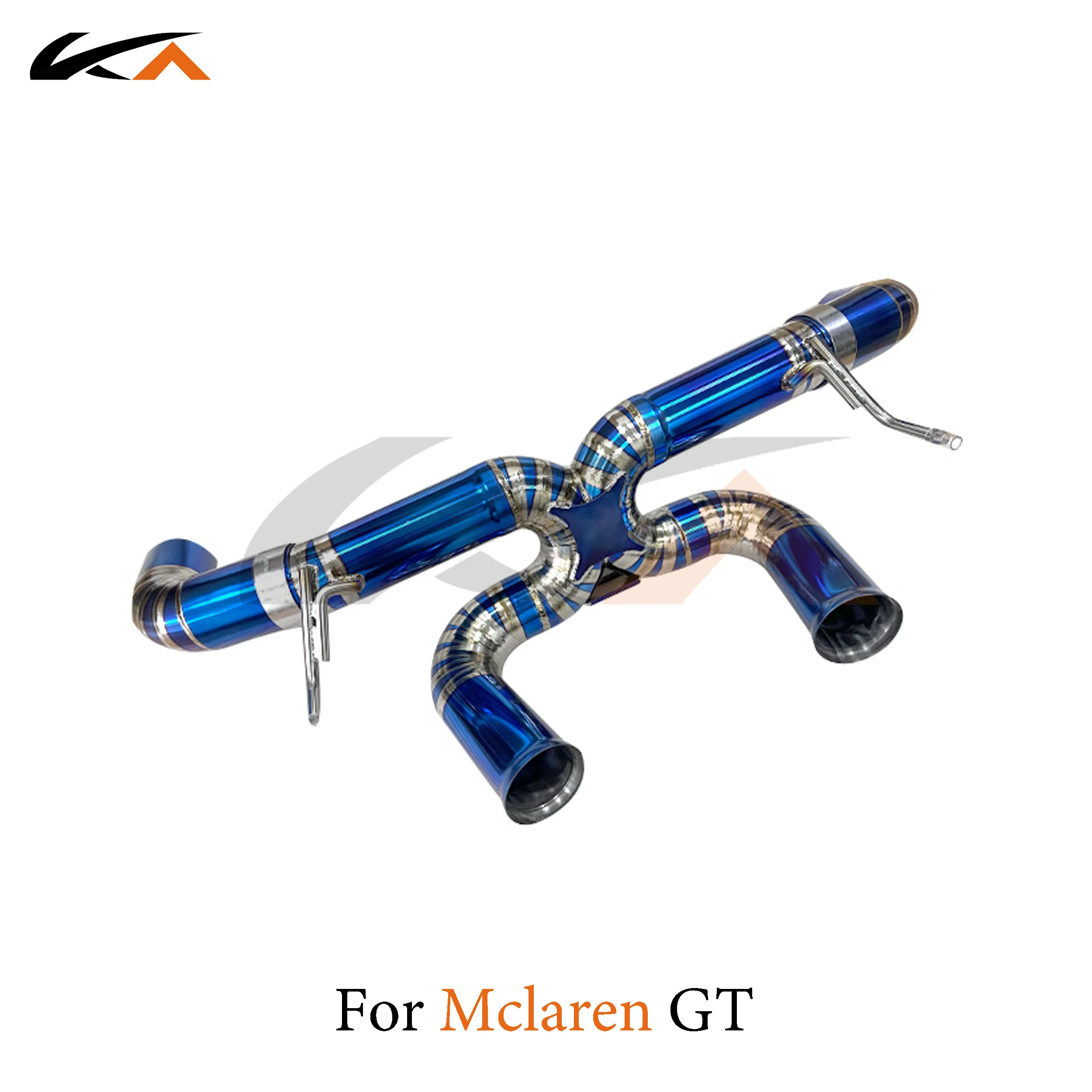 

KA Tuning exhaust system parts titanium alloy catback for McLaren GT rear section performance straight pipe