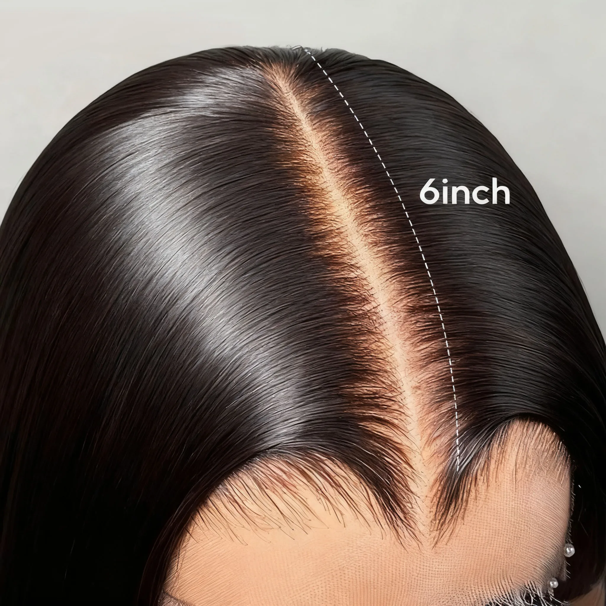 شعر مستعار برازيلي طويل مستقيم عالي الدقة شفاف 13 × 6 باروكات أمامية من الدانتيل شعر بشري منزوع مسبقًا طبيعي أسود ريمي باروكة أمامية من الدانتيل للنساء #1