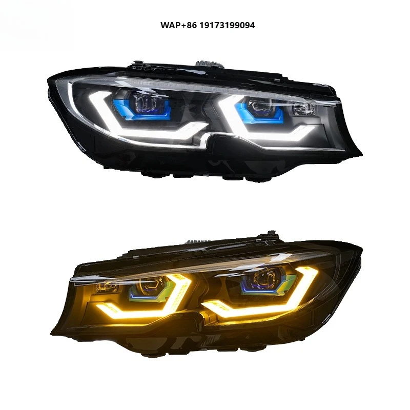 

Switchable Yellow to White Headlight for-BMW G20 G28 320i 325i 330i Head Lamp Dual Beam LED Projectors Head Light