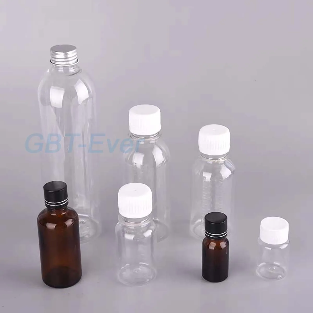 

1/2/5Pcs 10/20/50/100/150/250/400ml Plastic/Glass Bottles with Lids for Shampoo Cosmetic Lotion Container Dispenser Bottles