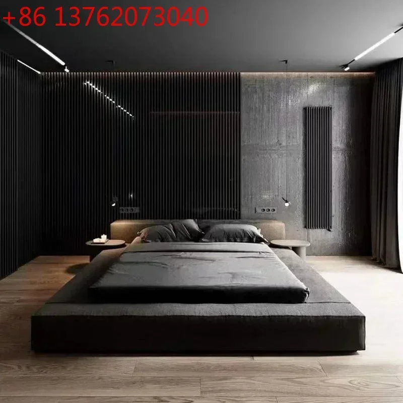 

Каркас кровати с изголовьем, двуспальная кровать в европейском стиле, простая двуспальная кровать, кровать размера Twin/King Size, скандинавская современная мебель для спальни Letto Matrimoniale