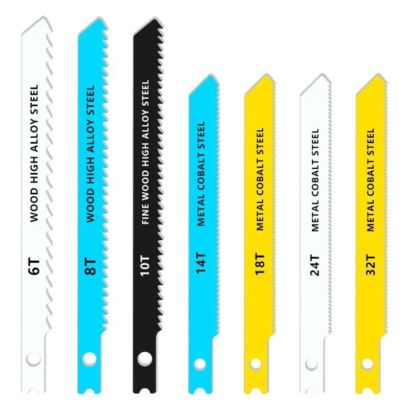 U-Schaft-Stichs äge blätter T6-T32 verschiedene Metallstahl-Stichs äge blätter für Holz schneidwerk zeuge für Kunststoff – Detail 5