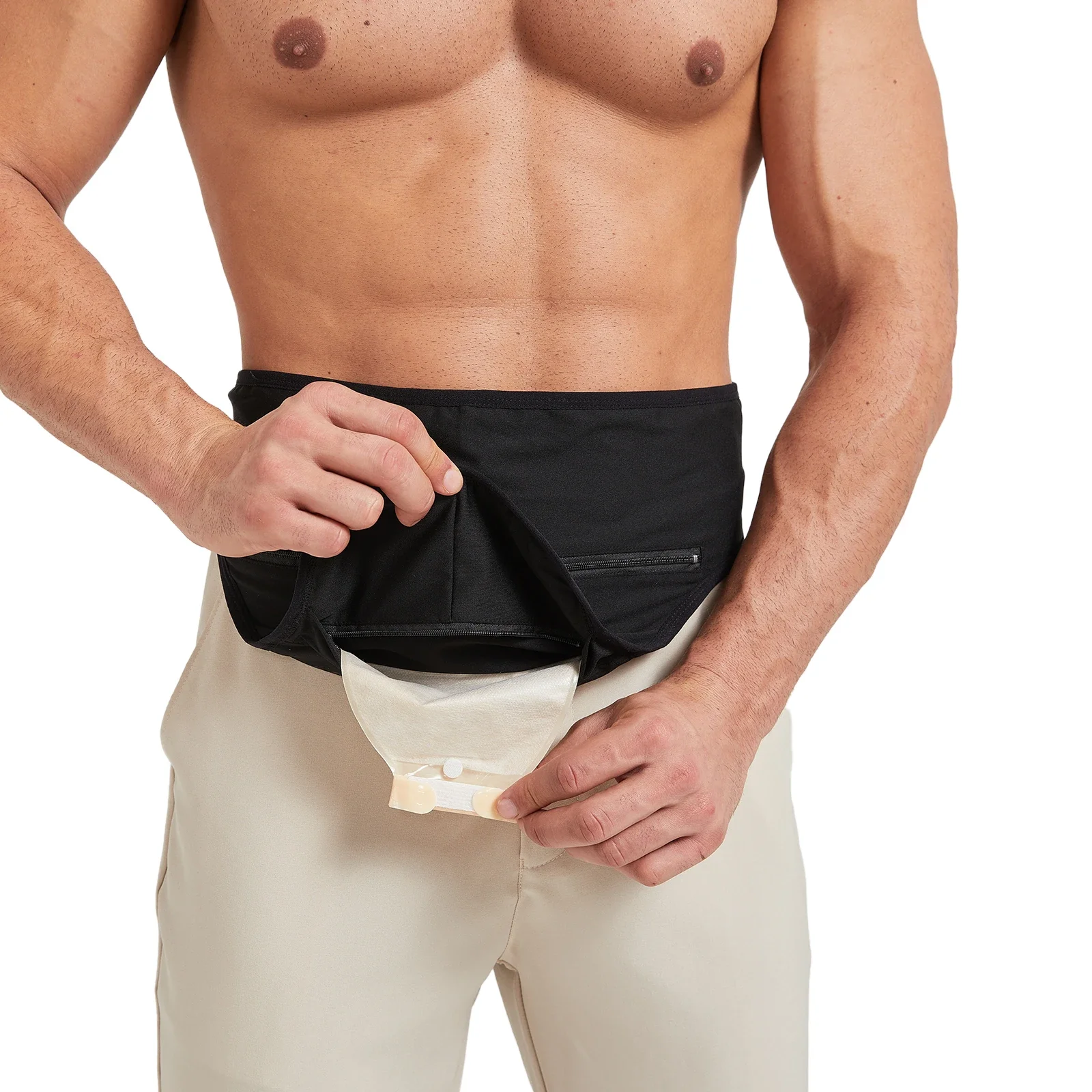 Ostomy Belt for Men Women, Stoma Cover for Keeping Ostomy Bag in Place, Stealth Colostomy Support Belt fast shipping